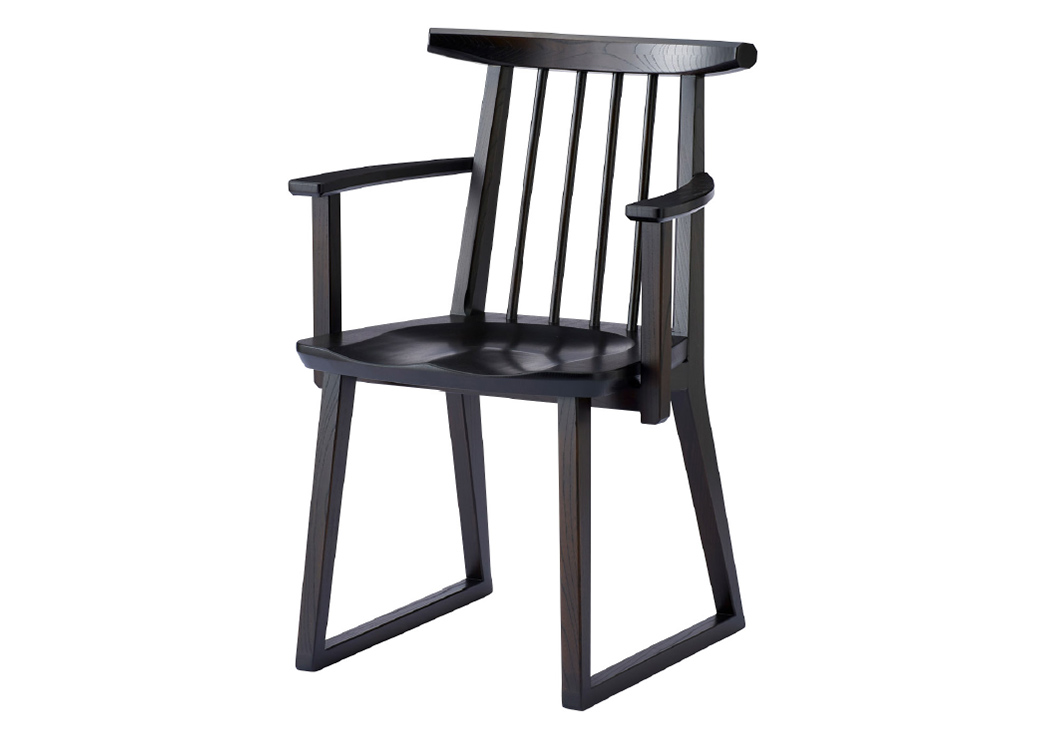 慶承 アームチェア ケヤキ+漆
